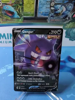 Gengar V 156/264 Fusion Strike Ultra Rare Pokemon Card NM - Image 1