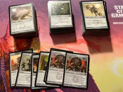 Mtg Magic SCARS OF MIRRODIN 90% Complete set Mint Unplayed 1000 Card Foils RARES - Image 2