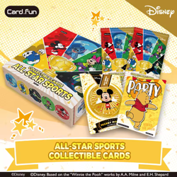Disney All Star's Sport Card fun Booster Box 80 Trading Cards Anime OFFICIAL NEW - Image 1