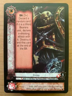 Warhammer 40K CCG Dark Millennium CCG OOP Rising Darkness Common Set, 40 Cards - Image 2
