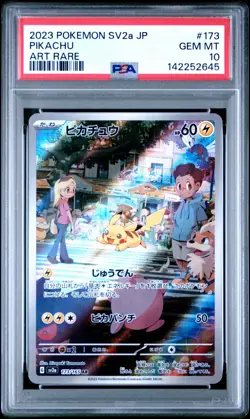 2023 Pokemon SV2a Japanese 151 Pikachu Art Rare #173 PSA 10 GEM MINT - Image 1