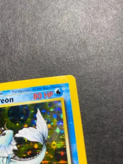 Vaporeon 12/64 Jungle Holo Pokemon TCG 1999 RARE - Image 4