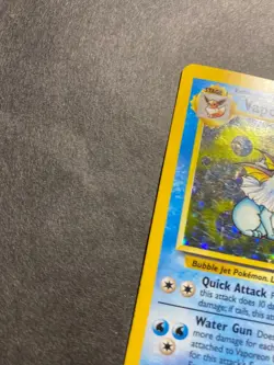 Vaporeon 12/64 Jungle Holo Pokemon TCG 1999 RARE - Image 5