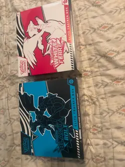 Pokemon Black Bolt and White Flare Elite Trainer Box ETB Set of 2 FACTORY SEALED - Image 1