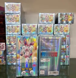 2025 Pokemon Chinese Horizons Gem Pack VOL 2 Eevee Booster Box Sealed New - Image 1