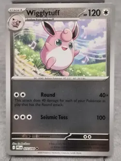 Wigglytuff 077/094 Uncommon Reverse Holo - Pokemon TCG Phantasmal Flames - NM - Image 1