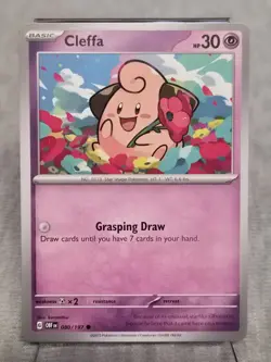 🔥Pokemon TCG - Cleffa - 080/197 - Common - Obsidian Flames - NM🔥 - Image 1