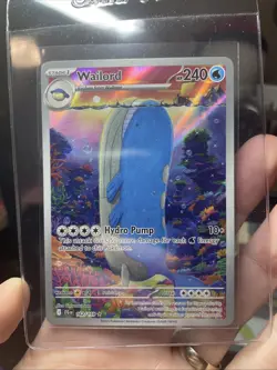 Pokemon Wailord - SV09: Journey Together 162/159 Illustration Rare NM - Image 3