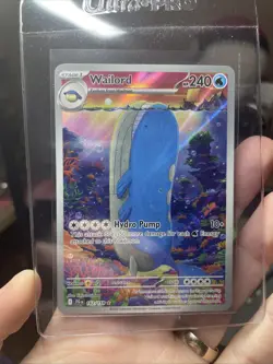 Pokemon Wailord - SV09: Journey Together 162/159 Illustration Rare NM - Image 5