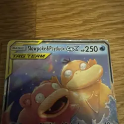 Pokemon TCG Slowpoke & Psyduck GX Tag Team 35/236 Unified Minds Ultra Rare LP/NM - Image 3