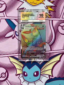 Pokemon TCG - Umbreon VMAX 214/203 - Evolving Skies - Graded - ACE 10 - Image 1