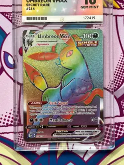 Pokemon TCG - Umbreon VMAX 214/203 - Evolving Skies - Graded - ACE 10 - Image 3