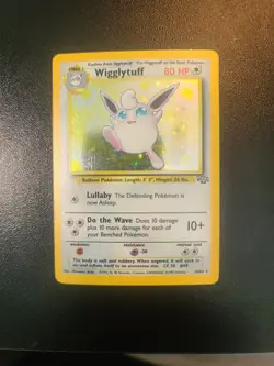 Pokemon TCG Wigglytuff Jungle 16/64 Holo Unlimited Holo Rare - Image 1