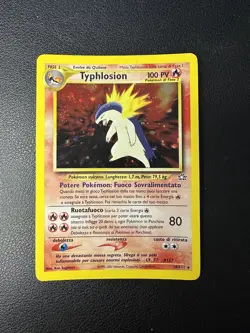 CARTA POKEMON HOLO TYPHLOSION ITA NEO GENESIS 18/111 - Image 1