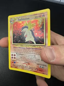 CARTA POKEMON HOLO TYPHLOSION ITA NEO GENESIS 18/111 - Image 3