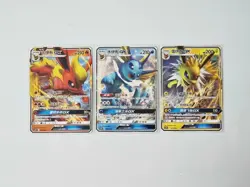 2024 Pokemon TCG S-Chinese Jolteon Flareon Vaporeon Vmax CSM2DC-037 062 091 Holo - Image 1