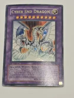 Yugioh Cyber End Dragon CRV-EN036 Ultra Rare 1st Edition NM - Image 1