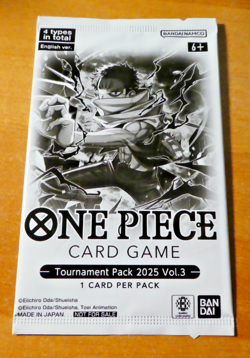 ONE PIECE CARD ENGLISH PACK TOURNAMENT VOL.3 X1 EN BOOSTER SEALED 2025 - Image 1