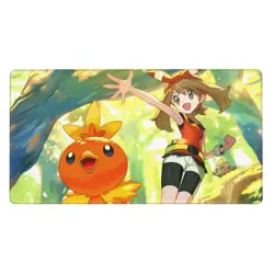 Torchic - Board Card Game Pokemon Playmat Game Mousepad Play Mat of TCG 3990 - Image 2