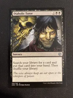 Diabolic Tutor 1x MtG Conspiracy: Take the Crown CN2 SP/NM - Image 1