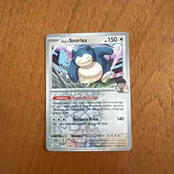 Pokemon TCG Hop's Snorlax Journey Together Reverse Holo Rare Card 117/159 - Image 1