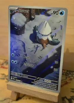 Pokemon TCG Snover 140/132 Illustration Rare Mega Evolution English Edition NM - Image 2