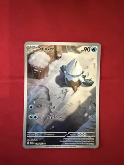 Pokemon TCG Snover Illustration Rare Mega Evolution Card 140/132 NM/M Condition - Image 3