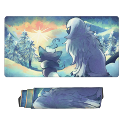 Absol Hisuian Zorua Board Game Pokemon Playmat Games Mousepad Play Mat of 2517 - Image 1