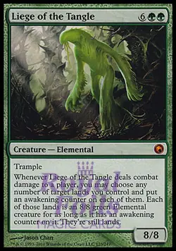 Liege of the Tangle 1x FOIL SOM MTG Scars of Mirrodin Mythic NM+ green - Image 1