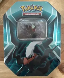 Pokemon TCG Darkrai Triple Whammy Tin 2024 Sealed - Image 1