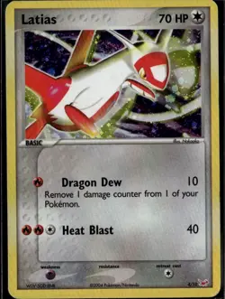 Latias Common EX Trainer Kit 1: Latias & Latios 4/10 Colorless Holo Pokemon Card - Image 1