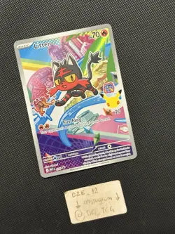 Pokemon 30th First Partner - Litten - MEP 044 - Illustration Art PROMO - M/NM - Image 3