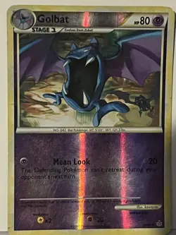 Golbat Reverse Holo 30/95 Unleashed HP Pokemon Fast Ship - Image 1
