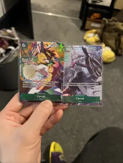 One Piece CCG Carrot EB03-013 Alt Art + Carrot EB04-013 Alt Art NM Fast Ship - Image 1