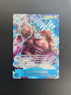 Carte One Piece TCG Edward Newgate OP08-043 Anniversary 1er Anniversaire FR NEUF - Image 1