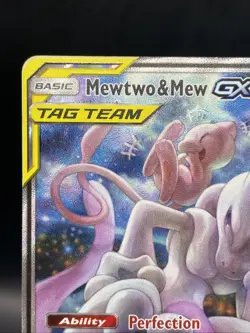 Mewtwo & Mew GX SM191 Sm Promo Holo (Tag Team) Pokemon TCG - Image 2