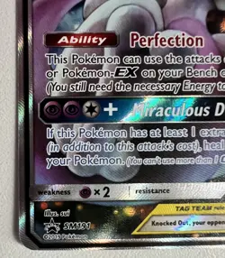 Mewtwo & Mew GX SM191 Sm Promo Holo (Tag Team) Pokemon TCG - Image 4