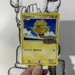 Pokemon Card TCG - Zapdos Promo Stamped Card 8/16 Pokemon Rumble - Image 1