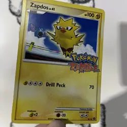 Pokemon Card TCG - Zapdos Promo Stamped Card 8/16 Pokemon Rumble - Image 2