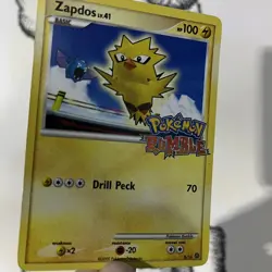 Pokemon Card TCG - Zapdos Promo Stamped Card 8/16 Pokemon Rumble - Image 3