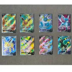 Pokemon 8 Card Glaceon Sylveon Leafeon Umbreon Vaporeon Jolteon Espeon Holo - Image 1