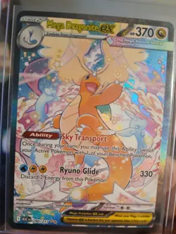 Pokemon Mega Dragonite EX 290/217 Rare Full Art Holo Card 370 HP 330 Attack - Image 1