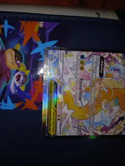 Pokemon Mega Dragonite EX 290/217 Rare Full Art Holo Card 370 HP 330 Attack - Image 3