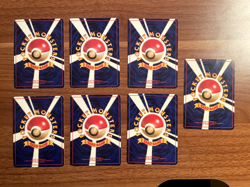 1996 Pocket Monster Japanese Vintage Normal Pokemon 7 Card Lot - Image 2