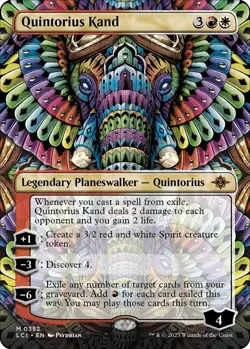 Quintorius Kand (0352) (Borderless) [LCI - 352] - NM [Foil] TCG MTG - Image 1