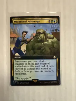 Mutational Advantage NM EXTENDED ART MTG! Fallout - Image 1
