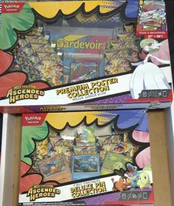 Pokemon TCG Ascended Heroes Delux Pin & Premium Poster (Gardevoir) Collections - Image 1