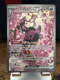 Pokemon TCG Fezandipiti ex 288/217 Special Illustration Rare Ascended Heroes - Image 1