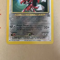 Scizor #33 Pokemon Promo WOTC Black Star Promo - NM (fast dispatch) - Image 3