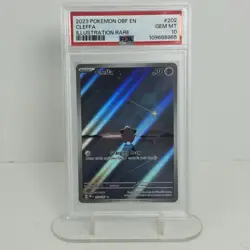 Pokemon TCG Obsidian Flames Cleffa 202/197 Illustration Rare PSA 10 GEM MINT - Image 1